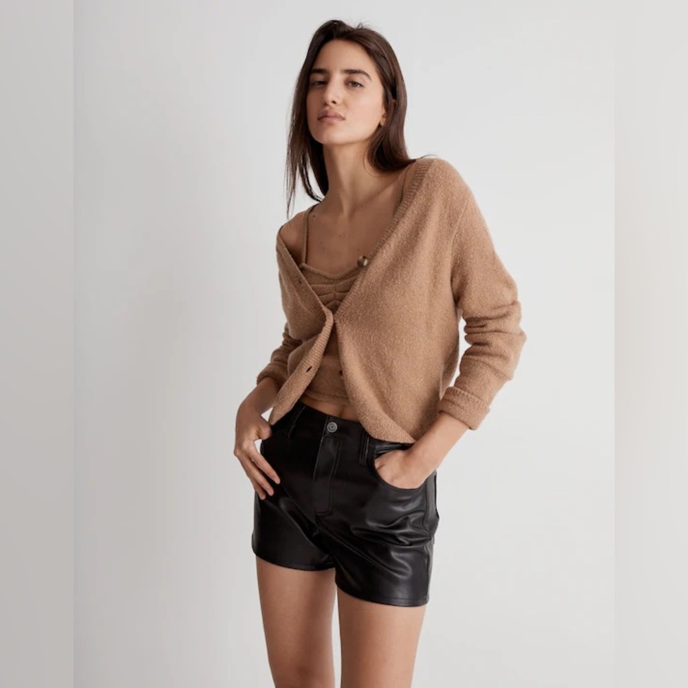 Madewell Haskell Coziest Textured Yarn Crop Cardigan j.crew j crew j. Crew